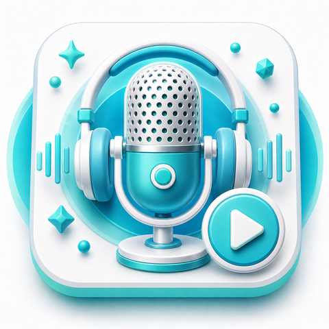 Branded podcast player app foundation preview